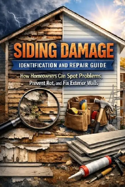 Siding Damage Identification and Repair Guide: How Homeowners Can Spot Problems, Prevent Rot, and Fix Exterior Walls by Alexander Rhea