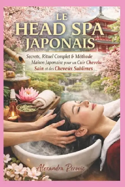 Le Head Spa Japonais: Secrets, Rituel Complet & Méthode Maison Japonaise pour un Cuir Chevelu Sain et des Cheveux Sublimes by Alexandra Perovic