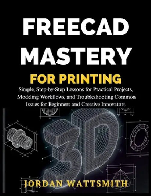 Freecad Mastery for 3D Printing: Simple, Step-by-Step Lessons for Practical Projects, Modeling Workflows, and Troubleshooting Common Issues for Beginn by Jordan Wattsmith