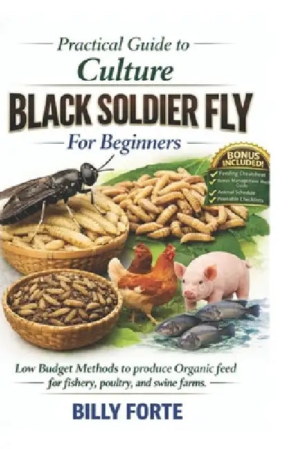 Practical Guide to Culture BLACK SOLDIER FLY For Beginners: Low Budget Methods to produce Organic feed for fishery, poultry, and swine farms. by Billy Forte