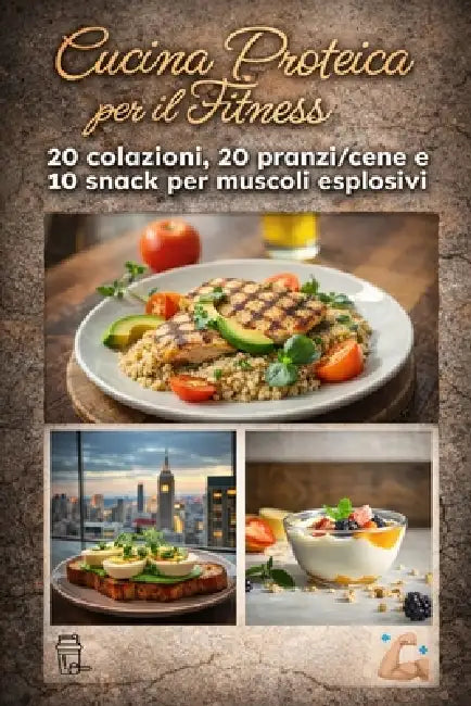 Cucina Proteica per il Fitness: 20 colazioni, 20 pranzi/cene e 10 snack per energie e muscoli esplosivi by Stefania Patrascu