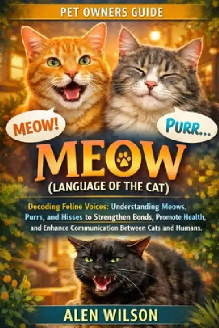 Meow(language of the Cat): Decoding Feline Voices: Understanding Meows, Purrs, and Hisses to Strengthen Bonds, Promote Health, and Enhance Communicati by Alen Wilson