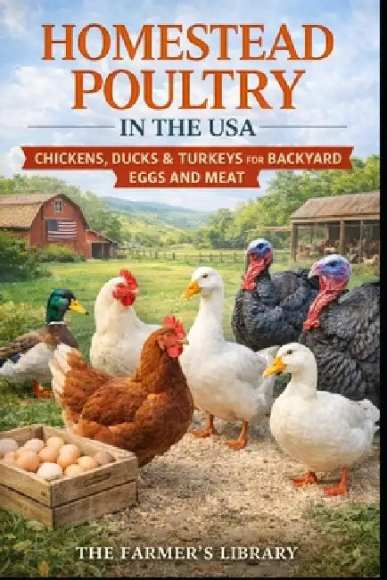 Homestead Poultry in the USA: Chickens, Ducks and Turkeys for Backyard Eggs, Meat and Low-Input Flocks by Farmer's Library