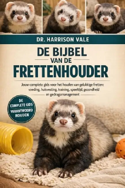 de Bijbel Van de Frettenhouder: Jouw complete gids voor het houden van gelukkige fretten: voeding, huisvesting, training, speeltijd, gezondheid en ged by Harrison Vale