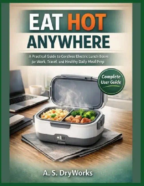Eat Hot Anywhere: A Practical Guide to Cordless Electric Lunch Boxes for Work, Travel, and Healthy Daily Meal Prep by A. S. Dryworks