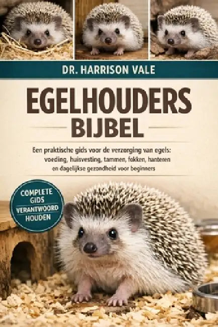 Egelhoudersbijbel: Een praktische gids voor de verzorging van egels: voeding, huisvesting, tammen, fokken, hanteren en dagelijkse gezondheid voor begi by Harrison Vale