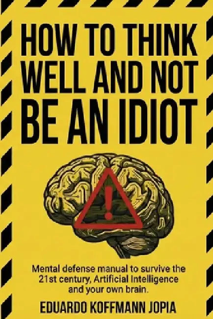 How to Think Well and Not Be an Idiot: Mental defense manual to survive the 21st century, Artificial Intelligence, and your own brain. by Eduardo Koffmann Jopia