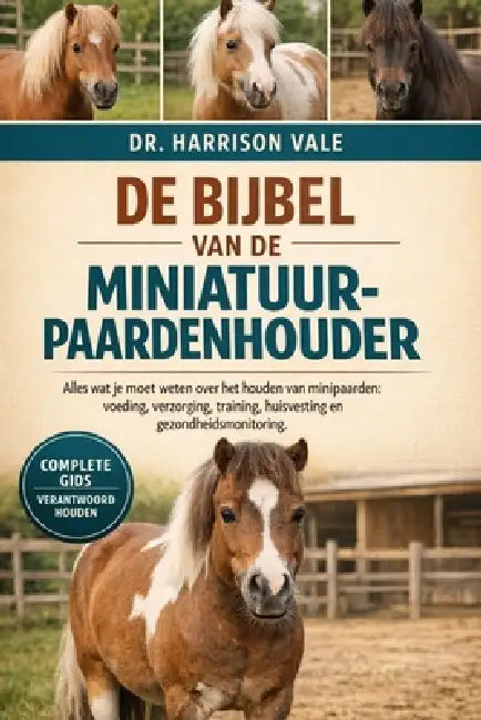 de Bijbel Van de Miniatuurpaardenhouder: Alles wat je moet weten over het houden van minipaarden: voeding, verzorging, training, huisvesting en gezond by Harrison Vale