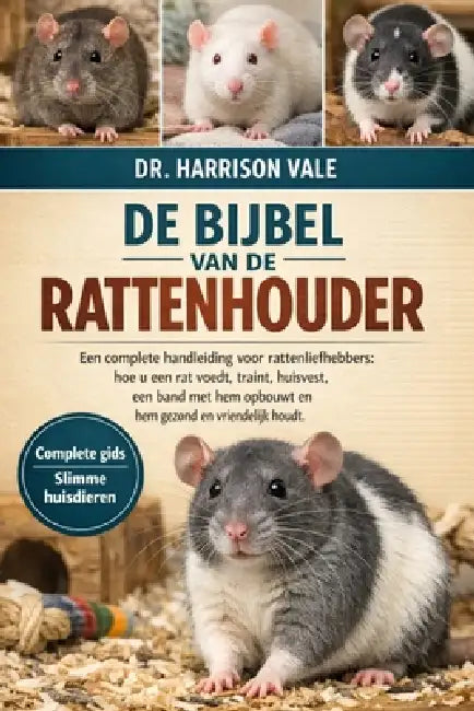 de Bijbel Van de Rattenhouder: Een complete handleiding voor rattenliefhebbers: hoe u een rat voedt, traint, huisvest, een band met hem opbouwt en hem by Harrison Vale