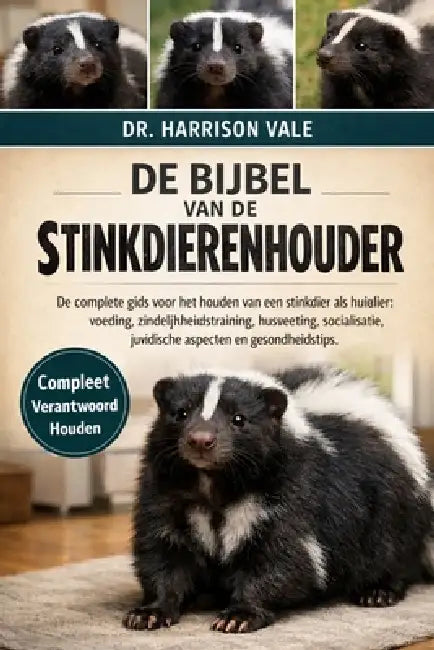 de Bijbel Van de Stinkdierenhouder: De complete gids voor het houden van een stinkdier als huisdier: voeding, zindelijkheidstraining, huisvesting, soc by Harrison Vale