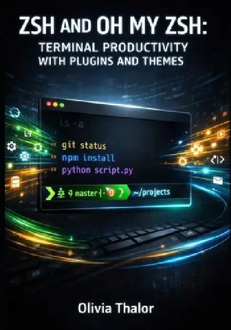 Zsh and Oh My Zsh: TERMINAL PRODUCTIVITY WITH PLUGINS AND THEMES: Customize Your Shell With Powerlevel10k, Autosuggestions, Syntax Highlighting, And W by Olivia Thalor