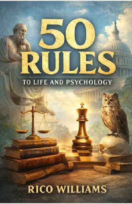50 Rules to Life and Psychology: A practical guide to power, perception, and the human mind by Rico Williams