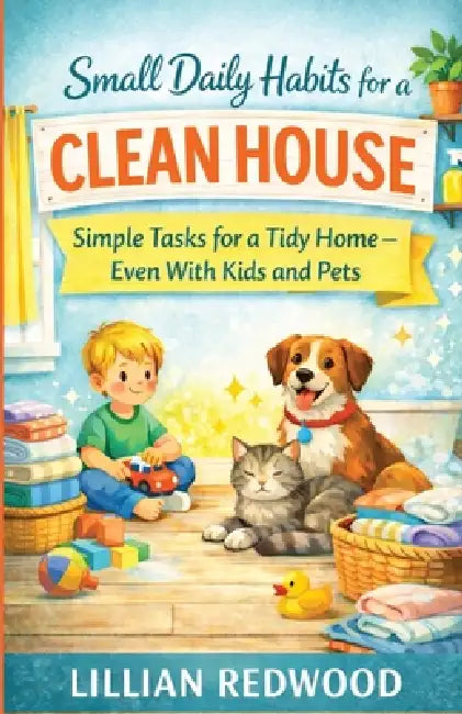 Small Daily Habits for a Clean House: Simple Tasks for a Tidy Home - Even With Kids and Pets by Lillian Redwood
