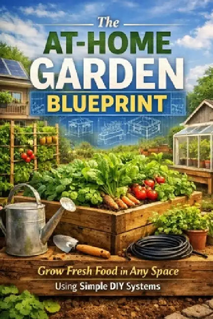 The At-Home Garden Blueprint: Grow Fresh Food in Any Space Using Simple DIY Systems by April Fox