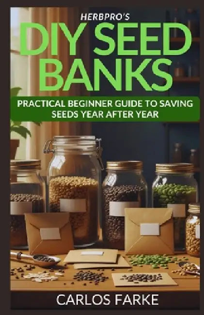 HerbPro's DIY Seed Banks: Practical Beginner Guide to Saving Seeds Year After Year by Carlos Farke
