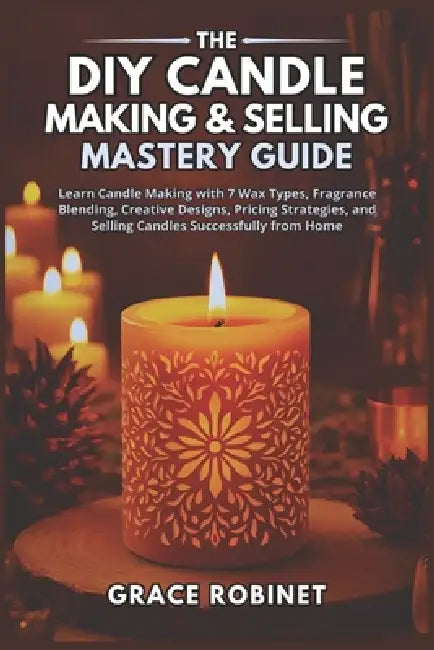 The DIY Candle Making & Selling Mastery Guide: Learn Candle Making with 7 Wax Types, Fragrance Blending, Creative Designs, Pricing Strategies, and Sel by Grace Robinet