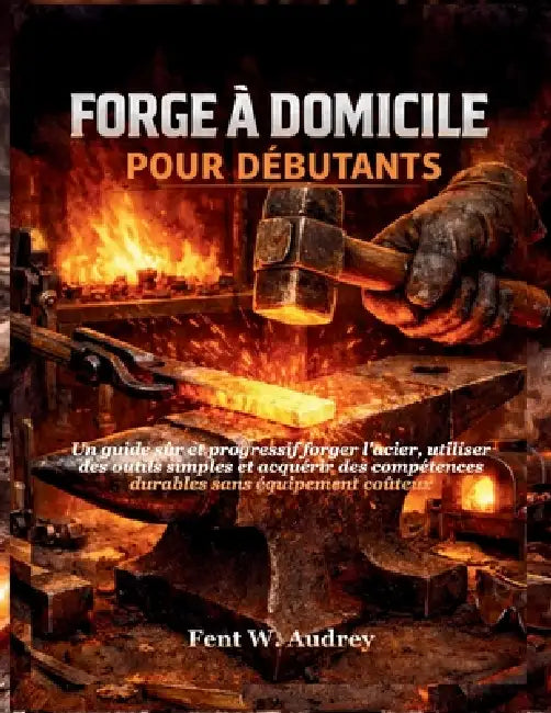 Forge À Domicile Pour Débutants: Un guide sûr et progressif forger l'acier, utiliser des outils simples et acquérir des compétences durables sans équi by Fent W. Audrey