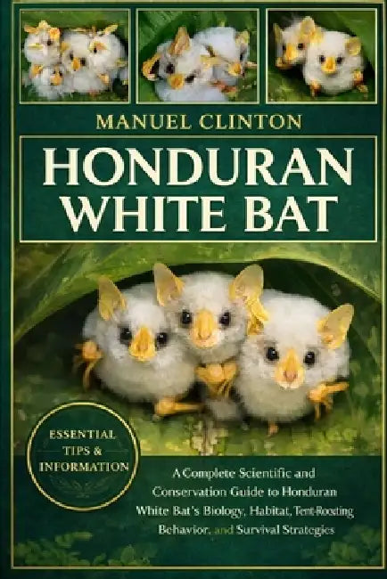 Honduran White Bat: A Complete Scientific and Conservation Guide to the Honduran White Bat's Biology, Habitat, Tent-Roosting Behavior, and Survival St by Manuel Clinton