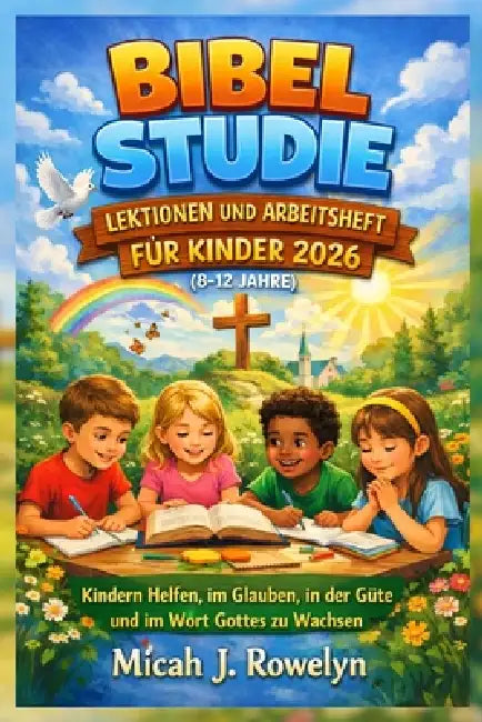 Bibel Studie Lektionen Und Arbeitsheft Für Kinder 2026 (8-12 Jahre): Kindern Helfen, im Glauben, in der Güte und im Wort Gottes zu Wachsen by Micah J. Rowelyn