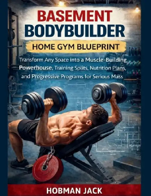 Basement Bodybuilder Home Gym Blueprint: Transform Any Space into a Muscle-Building Powerhouse, Training Splits, Nutrition Plans, and Progressive Prog by Hobman Jack