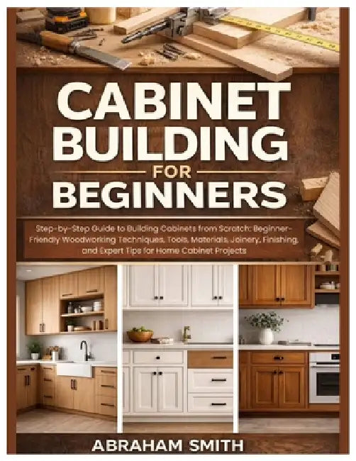 Cabinet Building for Beginners: Step-by-Step Guide to Building Cabinets from Scratch: Woodworking Techniques, Tools, Materials, Joinery, Finishing, an by Abraham Smith