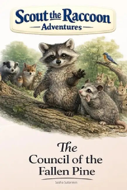 The Council of the Fallen Pine: Scout the Raccoon Adventures - An interactive power to choose adventure where you say which way the story goes, as eve by Sasha Sutormin