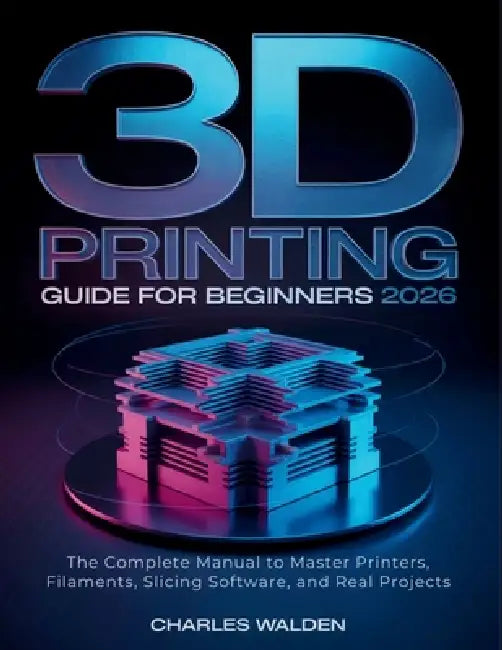 3D Printing Guide for Beginners 2026: The Complete Manual to Master Printers, Filaments, Slicing Software, and Real Projects by Charles Walden