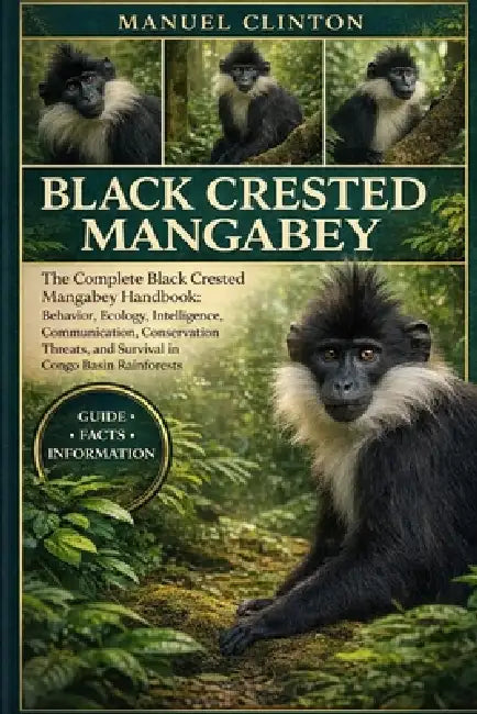 Black Crested Mangabey: The Complete Black Crested Mangabey Handbook: Behavior, Ecology, Intelligence, Communication, Conservation Threats, and Surviv by Manuel Clinton