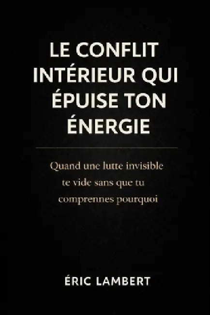 Le conflit intérieur qui épuise ton énergie: Quand une lutte invisible te vide sans que tu comprennes pourquoi by Eric Lambert