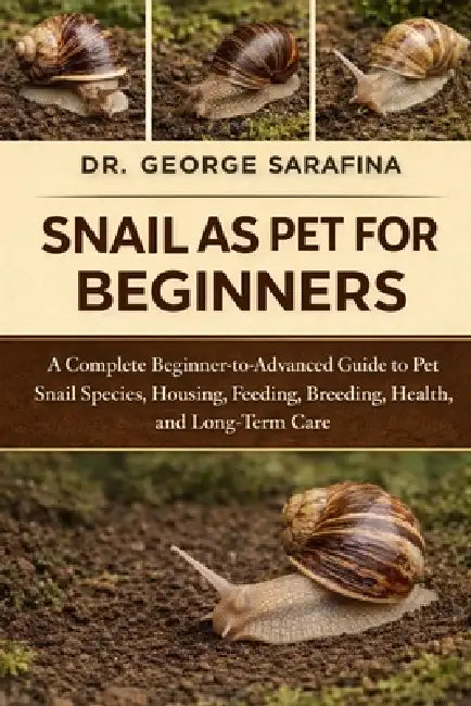 Snail as Pet for Beginners: A Complete Beginner-to-Advanced Guide to Pet Snail Species, Housing, Feeding, Breeding, Health, and Long-Term Care by George Sarafina
