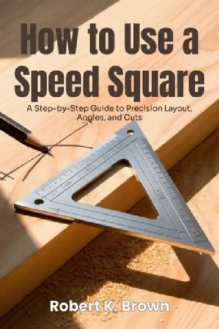 How to Use a Speed Square: A Step-by-Step Guide to Precision Layout, Angles, and Cuts by Robert K. Brown