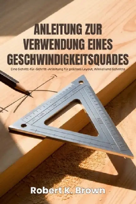 Anleitung Zur Verwendung Eines Geschwindigkeitsquades: Eine Schritt-für-Schritt-Anleitung für präzises Layout, Winkel und Schnitte by Robert K. Brown