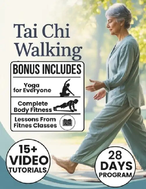 Tai Chi Walking: A 28-Day Plan to Improve Balance, Reduce Stress, and Build Confidence with Gentle, Beginner-Friendly Routines by Joshi Pullen