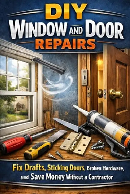 DIY Window and Door Repairs: Fix Drafts, Sticking Doors, Broken Hardware, and Save Money Without a Contractor by Alexander Rhea