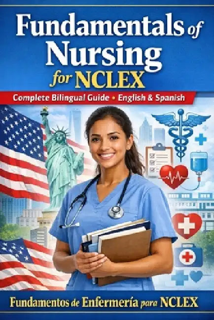 Fundamentals of Nursing for NCLEX 2026 (Fundamentos de Enfermería para NCLEX 2026): Complete Bilingual Guide in English & Spanish 30 Units NCLEX-RN & by Vikash Kumar