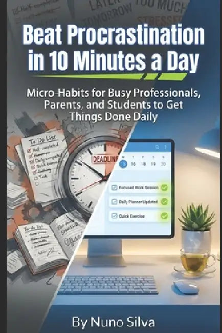 Beat Procrastination in 10 Minutes a Day: Micro-Habits for Busy Professionals, Parents, and Students to Get Things Done Daily by Nuno Silva