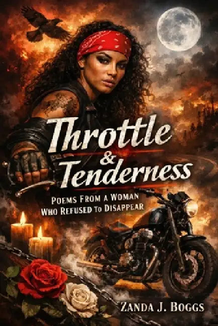 Throttle & Tenderness: Poems From a Woman Who Refused to Disappear by Zanda J. Boggs