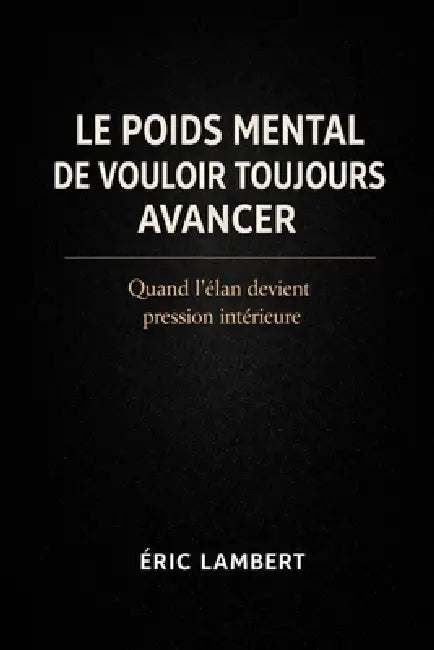 Le poids mental de vouloir toujours avancer: Quand l'élan devient pression intérieure by Eric Lambert
