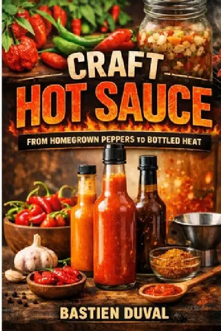 Craft Hot Sauce: From Homegrown Peppers to Bottled Heat: Grow, Ferment, Blend, and Bottle Gourmet Heat That Stands Out by Alice Schwartz, Bastien Duval
