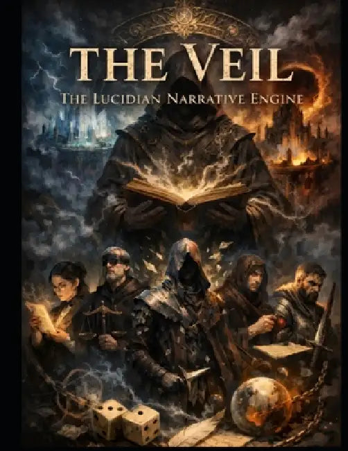 The Veil: The Lucidian Narrative Engine by Serai Mirecourt, Tarbix Academy, Shaun Fleck