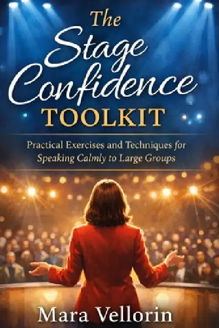 The Stage Confidence Toolkit: Practical Exercises and Techniques for Speaking Calmly to Large Groups by Mara Vellorin