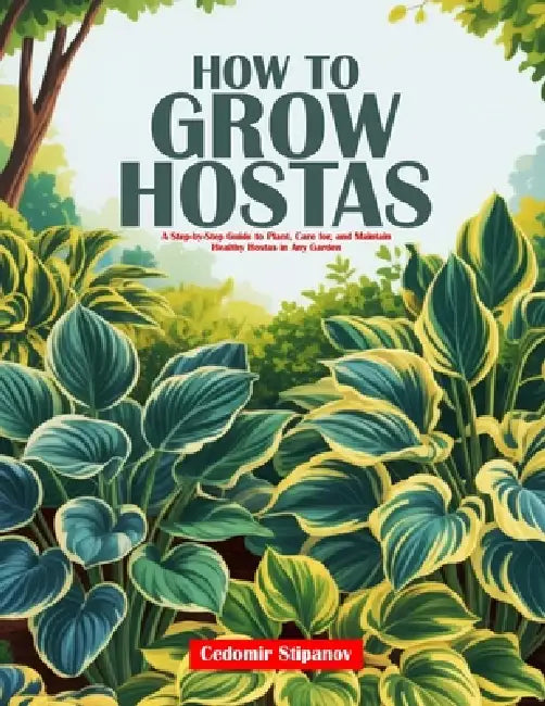 How to Grow Hostas: A Step-by-Step Guide to Plant, Care for, and Maintain Healthy Hostas in Any Garden by Čedomir Stipanov