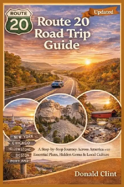Route 20 Road Trip Guide: A Stop-by-Stop Journey Across America with Essential Plans, Hidden Gems & Local Culture by Donald Clint
