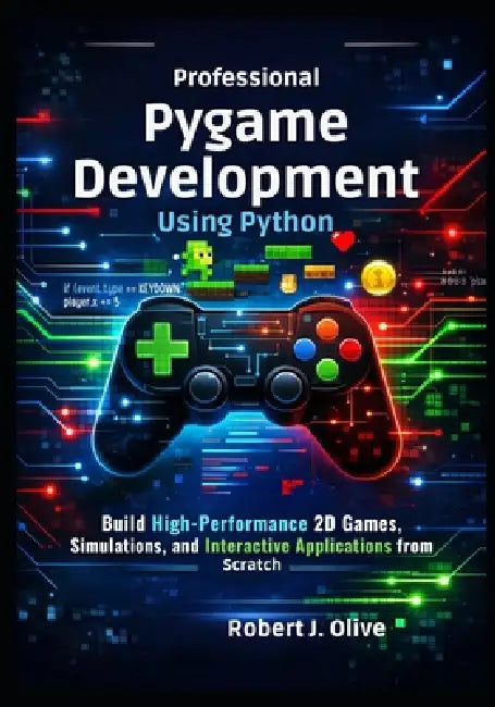 Professional Pygame Development Using Python: Build High-Performance 2D Games, Simulations, and Interactive Applications from Scratch by Robert J. Olive