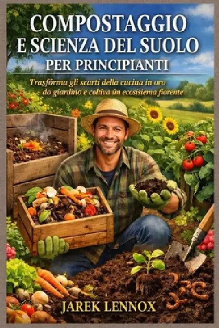 Compostaggio E Scienza del Suolo Per Principianti: Trasforma gli scarti della cucina in oro da giardino e coltiva un ecosistema fiorente by Jarek Lennox