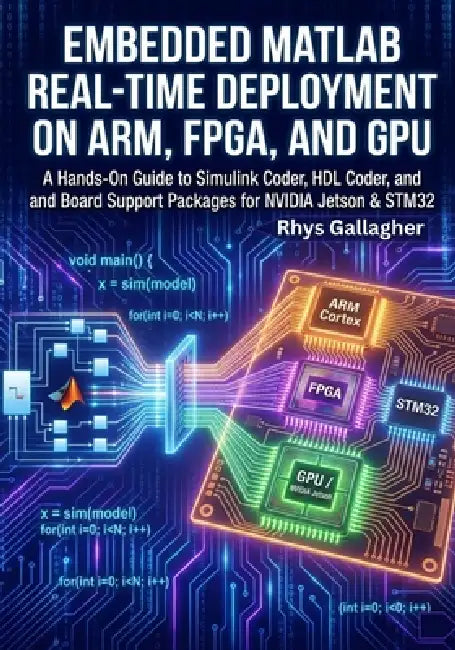 Embedded MATLAB- Real-Time Deployment on ARM, FPGA, and GPU: A Hands-On Guide to Simulink Coder, HDL Coder, and Board Support Packages for NVIDIA Jets by Rhys Gallagher