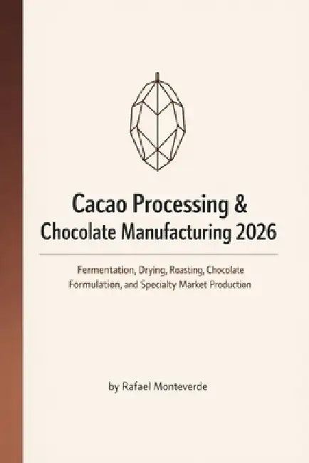 Cacao Processing & Chocolate Manufacturing 2026: Fermentation, Drying, Roasting, Chocolate Formulation, and Specialty Market Production by Alice Schwartz, Rafael Monteverde