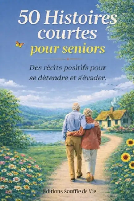 50 histoires courtes pour Seniors Récits positifs pour se détendre et s'évader: Lecture facile. Gros caractères, paragraphes courts. Idéal: mémoire sé by Editions Souffle de Vie