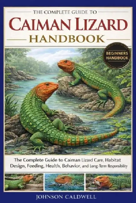 The Complete Guide to Caiman Lizard Handbook: The Complete Guide to Caiman Lizard Care, Habitat Design, Feeding, Health, Behavior, and Long-Term Respo by Johnson Caldwell