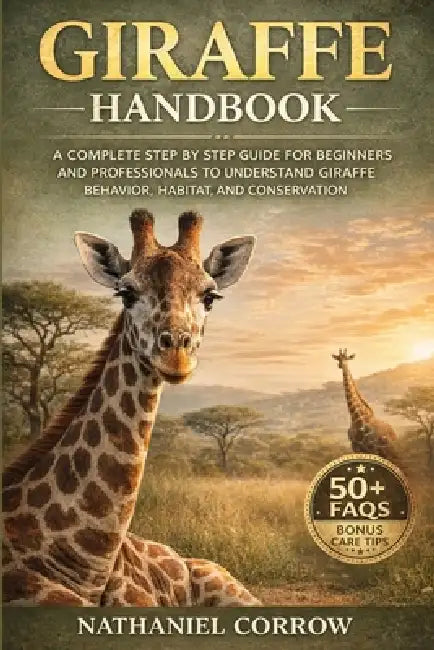 Giraffe Handbook: A complete step by step guide for beginners and professionals to understand giraffe behavior habitat and conservation by Nathaniel Corrow